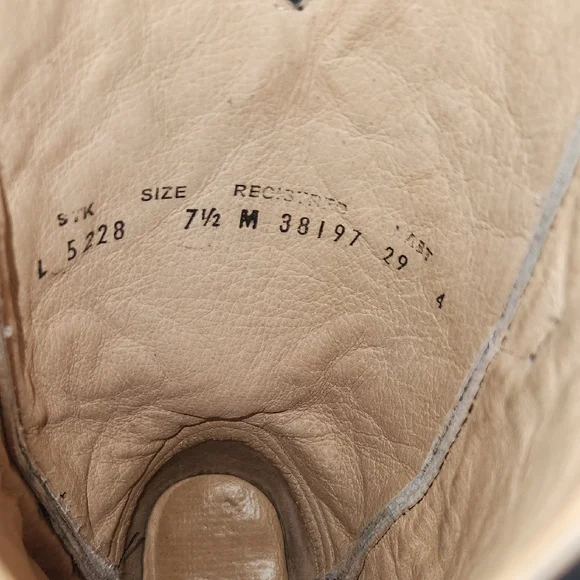 Circle G Black and Cream Heeled Boots - Picture 4 of 5